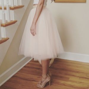 Tulle MIDI Skirt